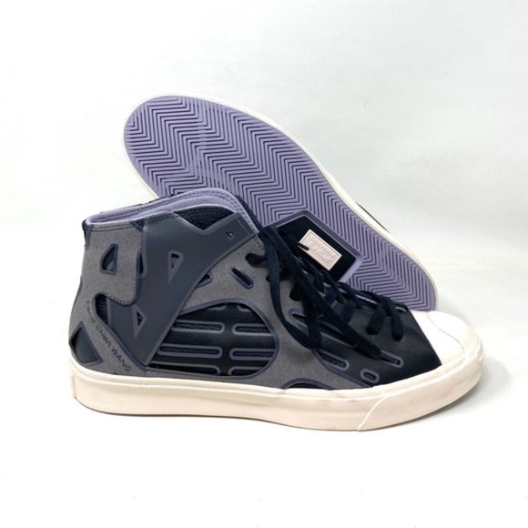 Converse Jack Purcell x Feng Chen Wang Mid Top Leather Women Sneakers 169008C - Picture 8 of 11